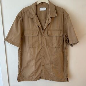 Topman Short Sleeve Button Down Shirt Size S